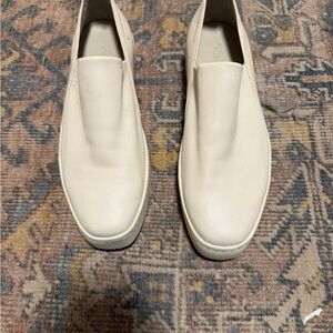 Vince Off-White Leather Flats